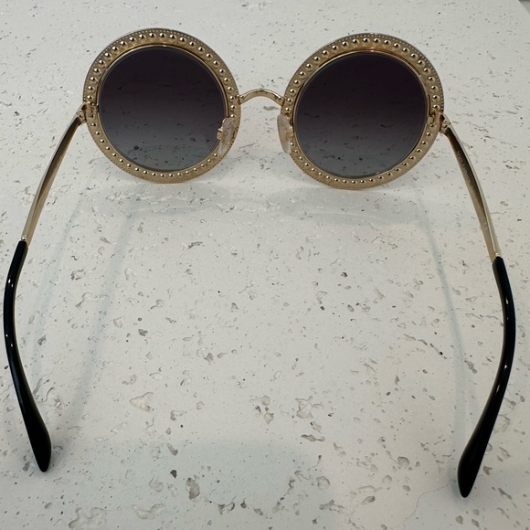 DOLCE & GABBANA ROUND SUNGLASSES - Picture 8 of 16